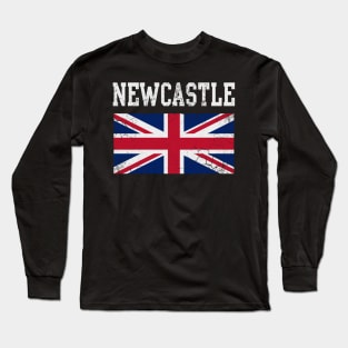 Newcastle England Union Jack Long Sleeve T-Shirt